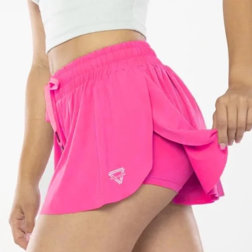flowy keiki kona shorts small pink